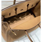 Hermes Birkin 25cm Bag In Chai Clemence Leather GHW – HW002