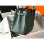 Hermes Birkin 25cm Bag In Vert Amande Clemence Leather GHW – HW008