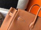 Hermes Birkin 30cm Bag In Gold Clemence Leather GHW – HW031