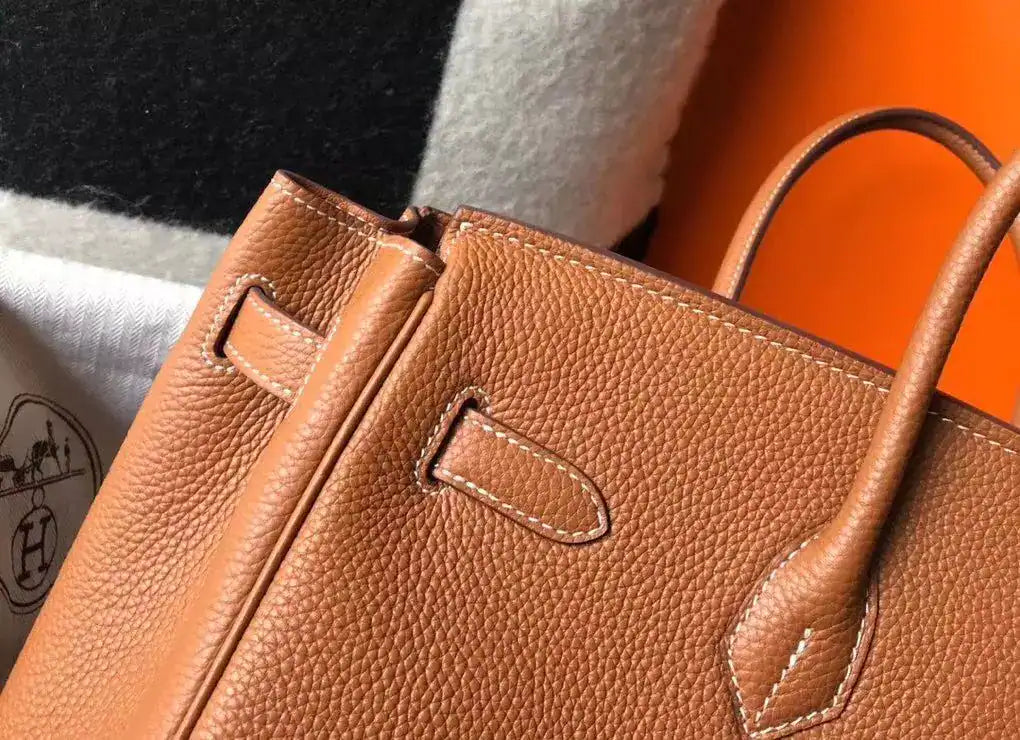 Hermes Birkin 30cm Bag In Gold Clemence Leather GHW – HW031