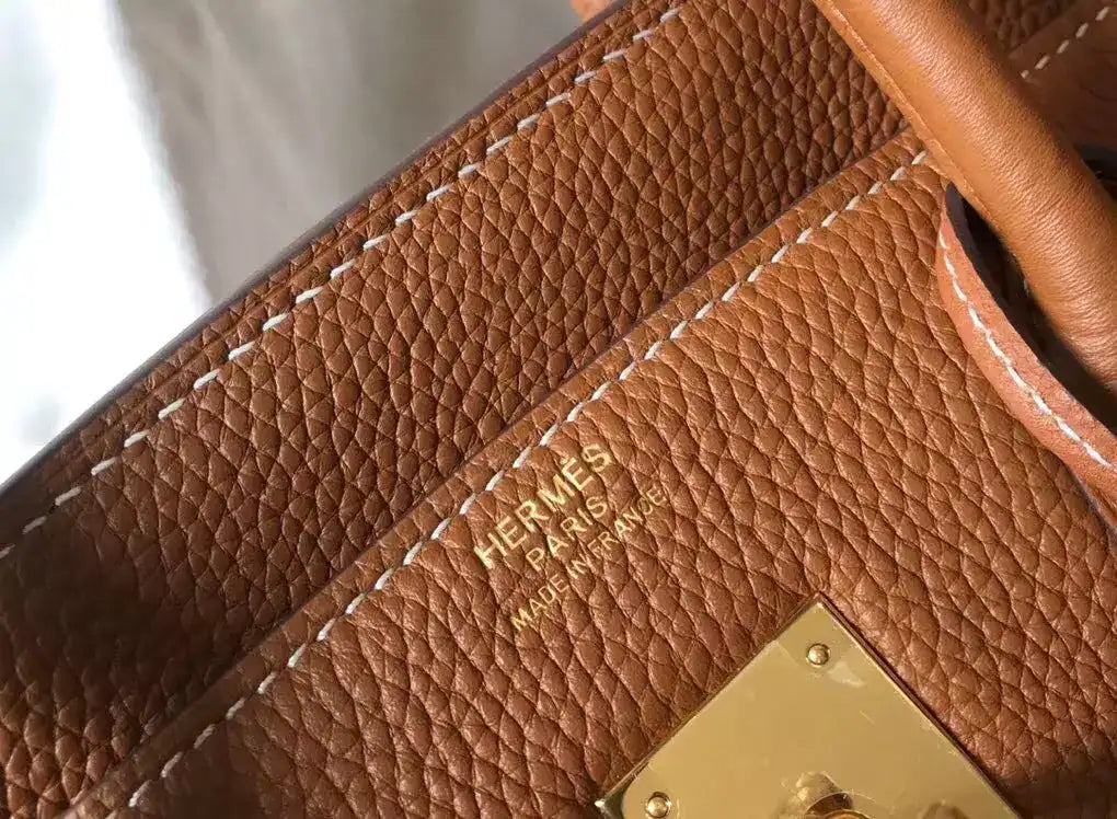 Hermes Birkin 30cm Bag In Gold Clemence Leather GHW – HW031