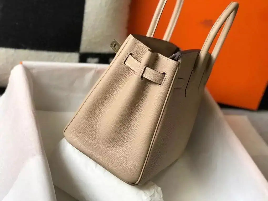 Hermes Birkin 30cm Bag In Trench Clemence Leather GHW – HW024