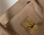 Hermes Birkin 30cm Bag In Trench Clemence Leather GHW – HW024