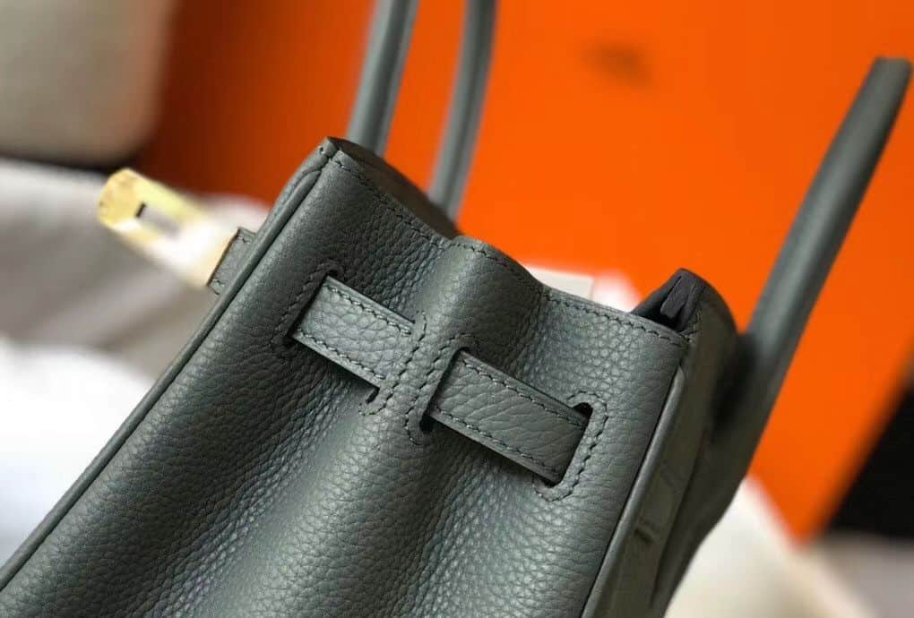 Hermes Birkin 30cm Bag In Vert Amande Clemence Leather GHW – HW021