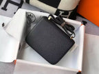 Hermes Black Constance MM 24cm Epsom Leather Bag – HW040
