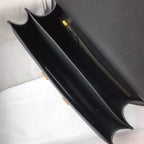 Hermes Black Constance MM 24cm Epsom Leather Bag – HW040