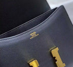 Hermes Black Constance MM 24cm Epsom Leather Bag – HW040