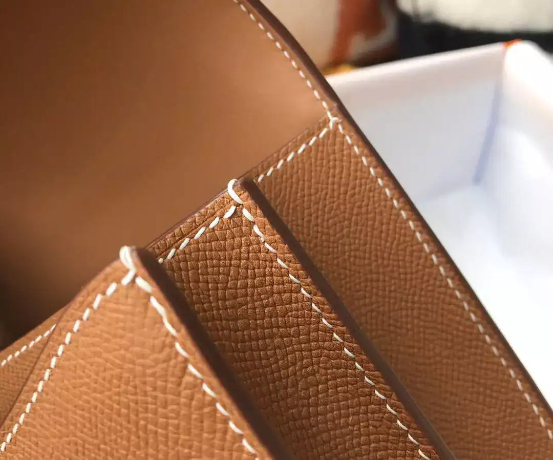 Hermes Brown Constance MM 24cm Epsom Leather Bag – HW037
