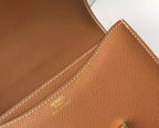 Hermes Brown Constance MM 24cm Epsom Leather Bag – HW037