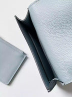 Hermes Constance Slim Wallet in Blue Lin Evercolor Calfskin – HW160