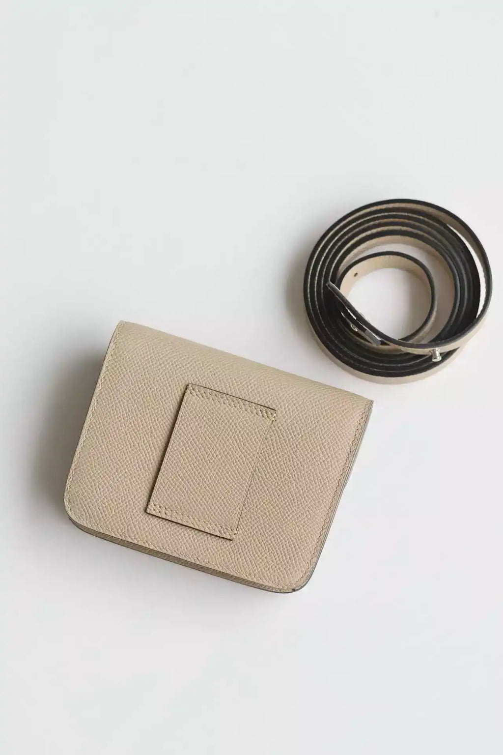 Hermes Constance Slim Wallet in Tourterelle Epsom Calfskin – HW162