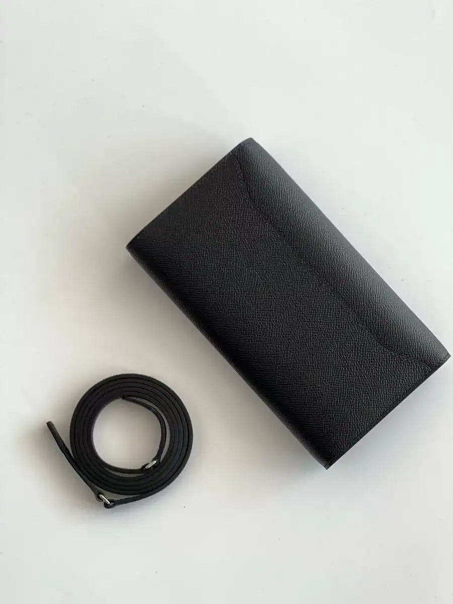 Hermes Constance To Go Wallet in Black Epsom Calfskin – HW178