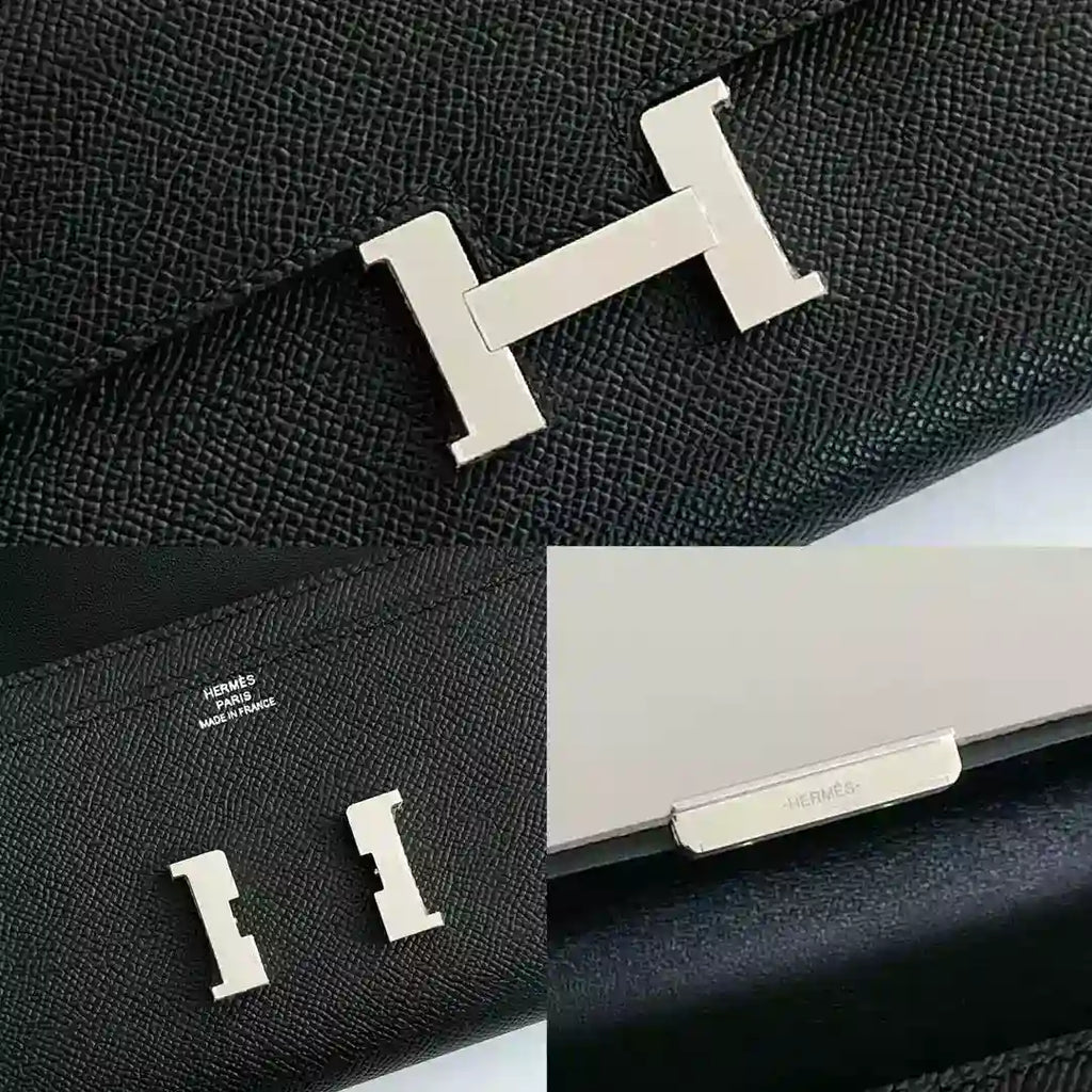 Hermes Constance To Go Wallet in Black Epsom Calfskin – HW178