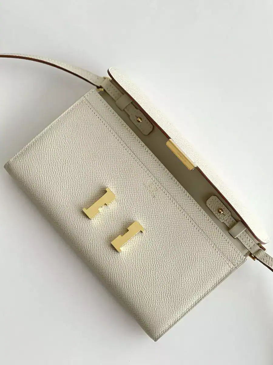 Hermes Constance To Go Wallet in Craie Epsom Calfskin – HW177