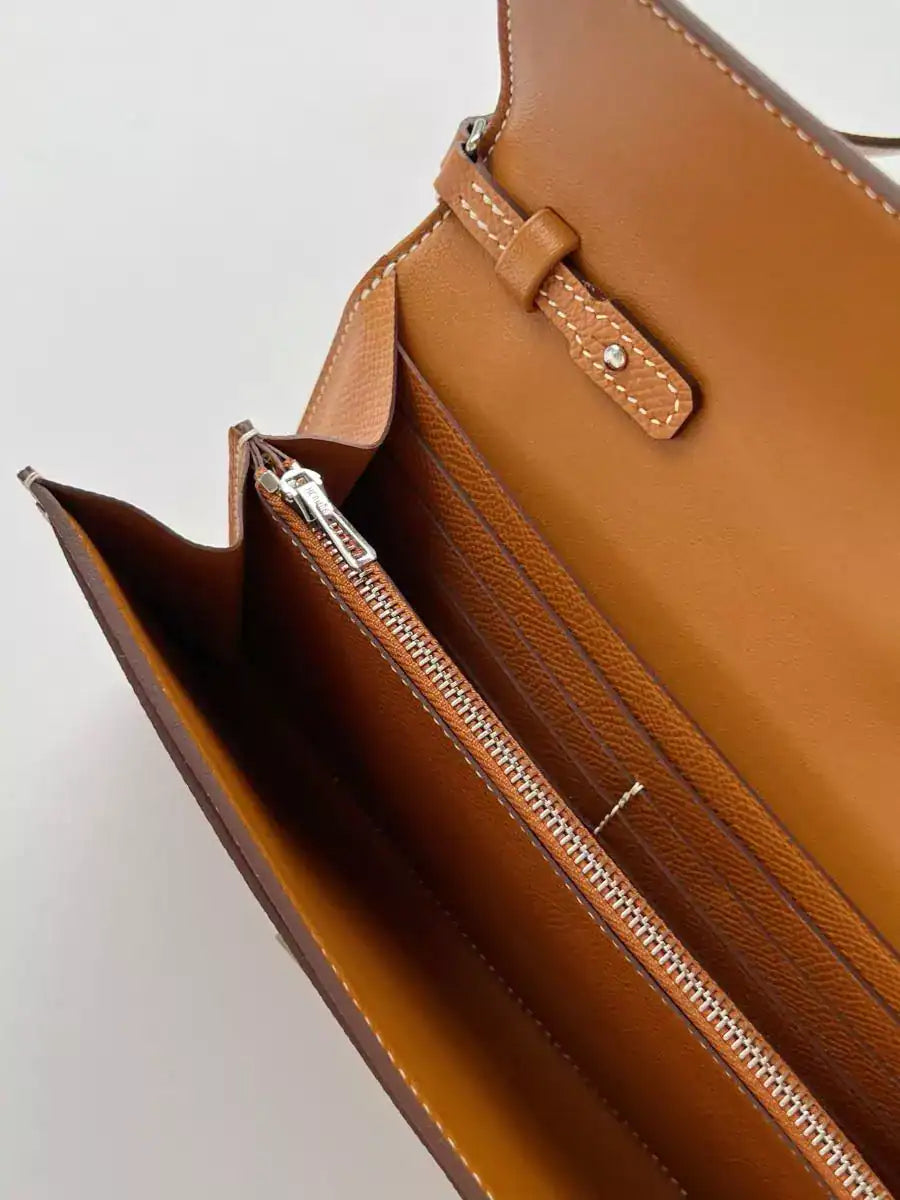 Hermes Constance To Go Wallet in Gold Epsom Calfskin – HW181
