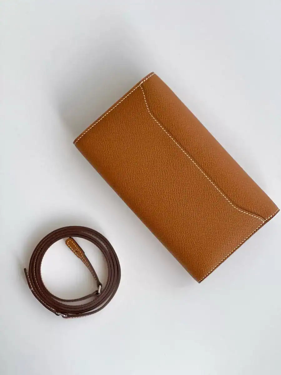 Hermes Constance To Go Wallet in Gold Epsom Calfskin – HW181