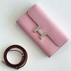 Hermes Constance To Go Wallet in Pink Epsom Calfskin – HW179