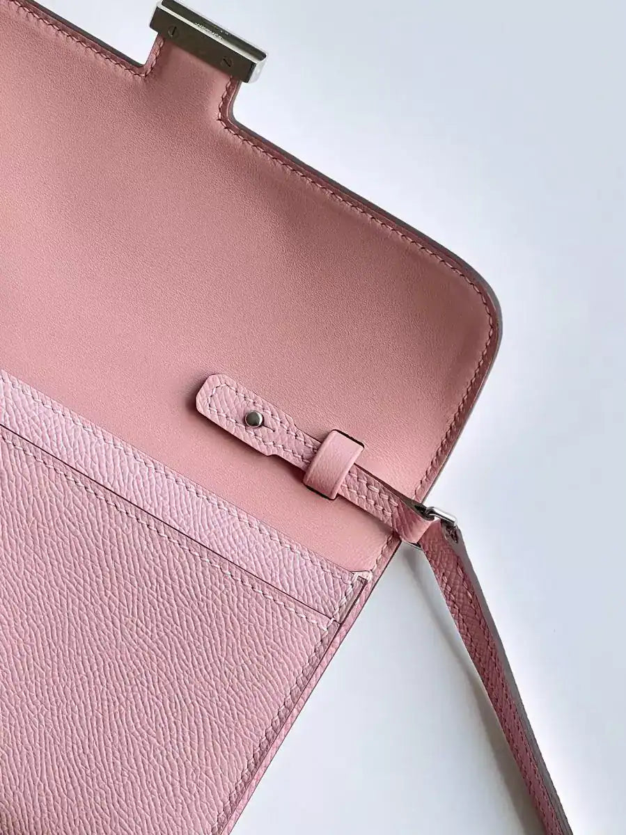 Hermes Constance To Go Wallet in Pink Epsom Calfskin – HW179