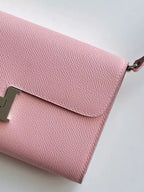 Hermes Constance To Go Wallet in Pink Epsom Calfskin – HW179