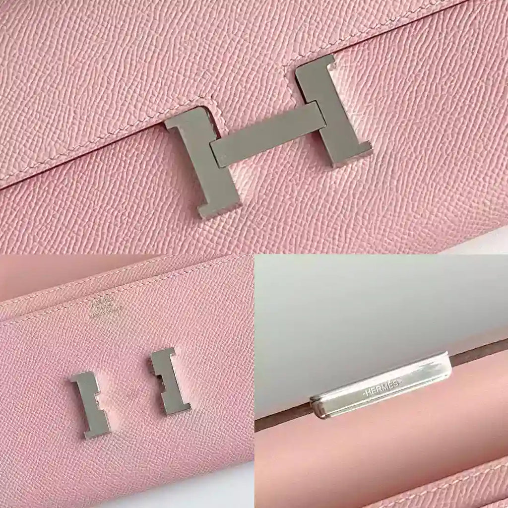 Hermes Constance To Go Wallet in Pink Epsom Calfskin – HW179