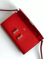 Hermes Constance To Go Wallet in Red Epsom Calfskin – HW180