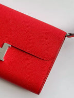Hermes Constance To Go Wallet in Red Epsom Calfskin – HW180
