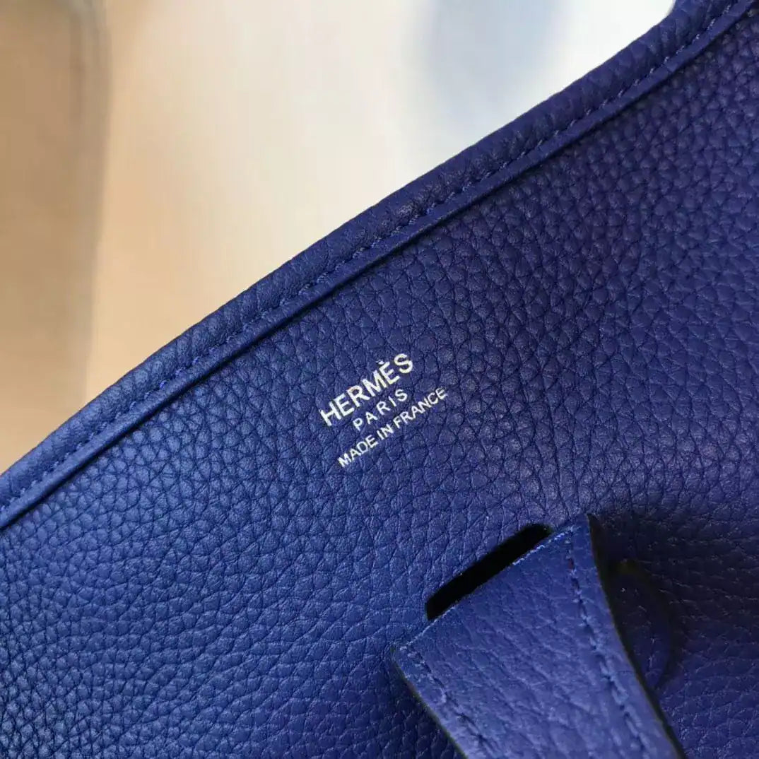 Hermes Evelyne III 29 PM Bag In Blue Electric Clemence Leather – HW067