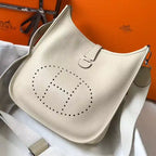 Hermes Evelyne III 29 PM Bag In Craie Clemence Leather – HW061
