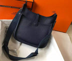 Hermes Evelyne III 29 PM Bag In Dark Blue Clemence Leather – HW058