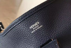 Hermes Evelyne III 29 PM Bag In Dark Blue Clemence Leather – HW058
