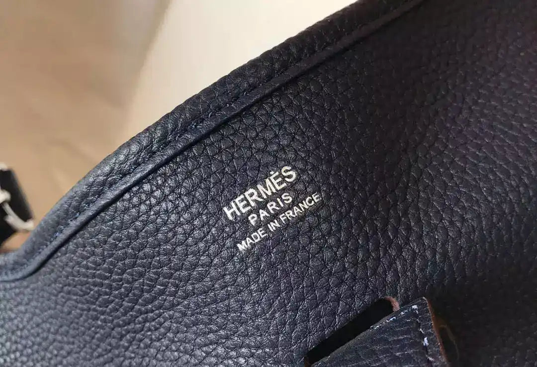 Hermes Evelyne III 29 PM Bag In Dark Blue Clemence Leather – HW058