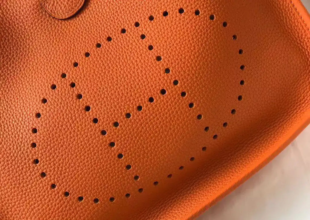 Hermes Evelyne III 29 PM Bag In Orange Clemence Leather – HW063