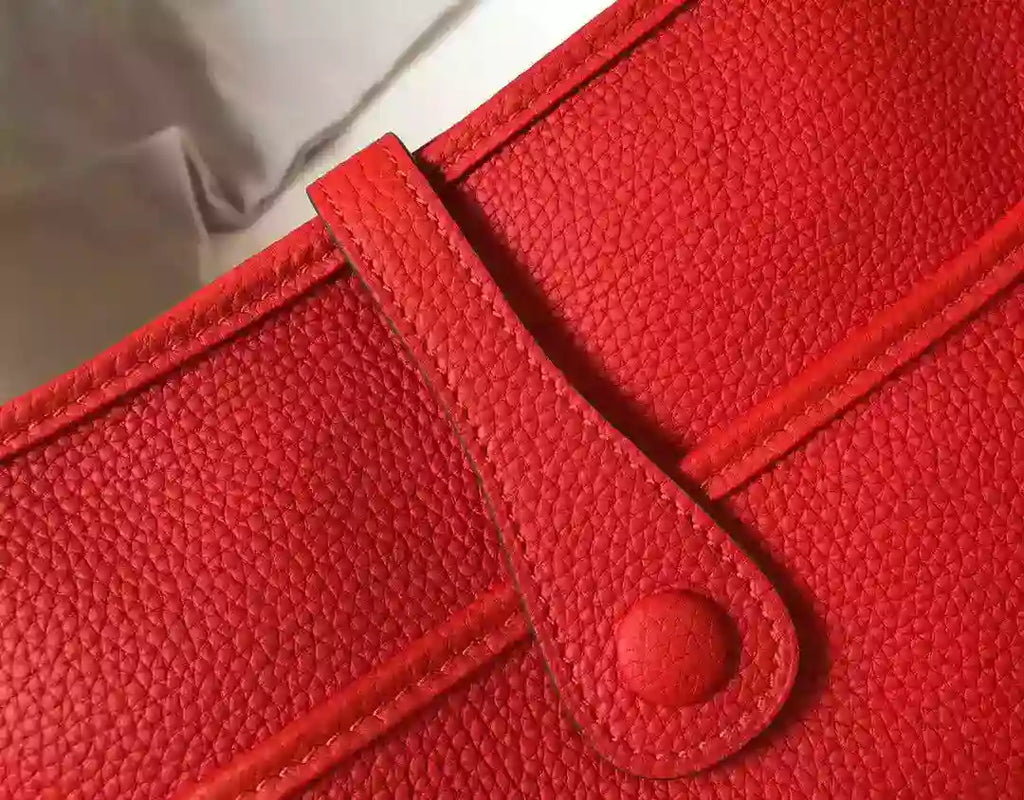 Hermes Evelyne III 29 PM Bag In Red Clemence Leather – HW064