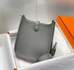 Hermes Evelyne III TPM Bag In Gris Meyer Clemence Leather – HW043