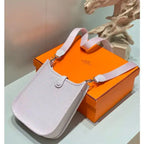 Hermes Evelyne III TPM Bag In Mauve Pale Clemence Leather – HW042