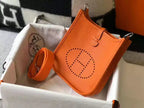 Hermes Evelyne III TPM Bag In Orange Clemence Leather – HW051