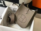 Hermes Evelyne III TPM Bag In Taupe Clemence Leather – HW053