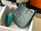 Hermes Evelyne III TPM Bag In Vert Amande Clemence Leather – HW047