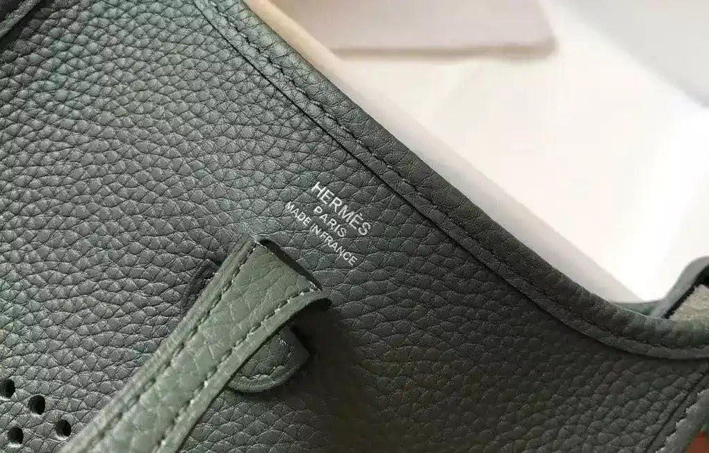 Hermes Evelyne III TPM Bag In Vert Amande Clemence Leather – HW047