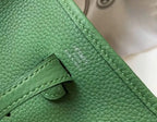 Hermes Evelyne III TPM Bag In Vert Criquet Clemence Leather – HW055