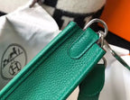 Hermes Evelyne III TPM Bag In Vert Vertigo Clemence Leather – HW056