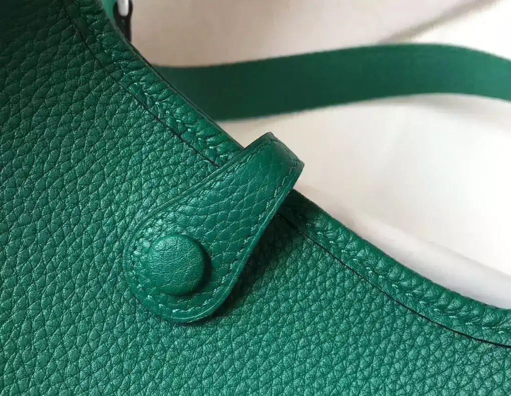 Hermes Evelyne III TPM Bag In Vert Vertigo Clemence Leather – HW056
