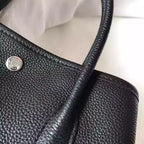 Hermes Garden Party 30 Bag In Black Taurillon Leather – HW083