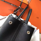 Hermes Garden Party 30 Bag In Black Taurillon Leather – HW083