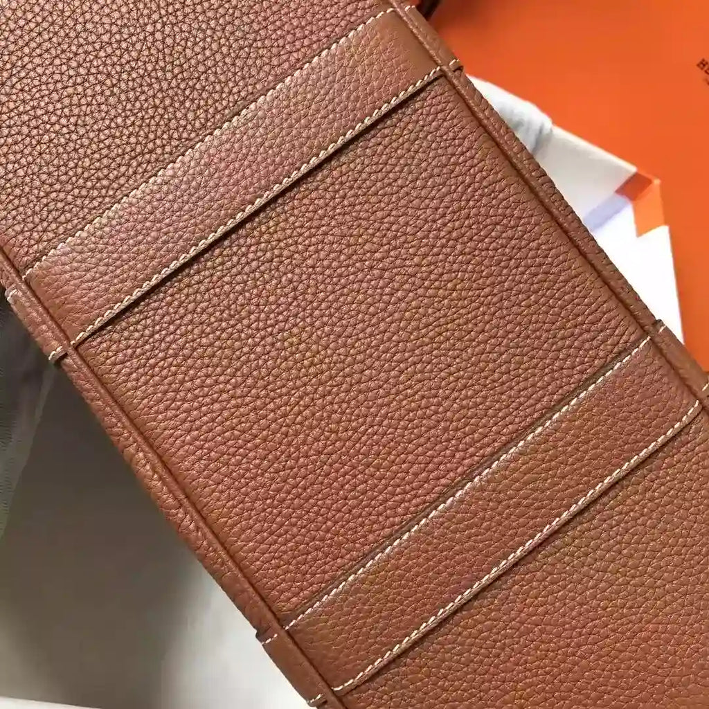 Hermes Garden Party 30 Bag In Gold Taurillon Leather – HW082