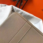 Hermes Garden Party 30 Bag In Grey Taurillon Leather – HW080