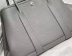 Hermes Garden Party 30 Bag In Gris Meyer Taurillon Leather – HW072