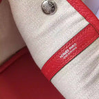 Hermes Garden Party 30 Bag In Red Taurillon Leather – HW074