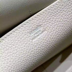 Hermes Halzan 25 Bag in Craie Clemence Leather – HW092