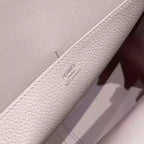 Hermes Halzan 25 Bag in Mauve Pale Clemence Leather – HW084